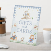 子供部屋韻ギフトとカードテーブル記号 台座サイン (インサイチュ)