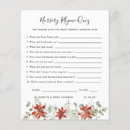 子供部屋韻クイズ |赤ちゃんシャワーゲーム