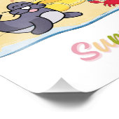 子供部屋「Sweet Summer Day」ポスターSummer Kids Room フォトプリント (角)