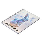 子供銀河系ブルーティントバニー ノートブック (左側)