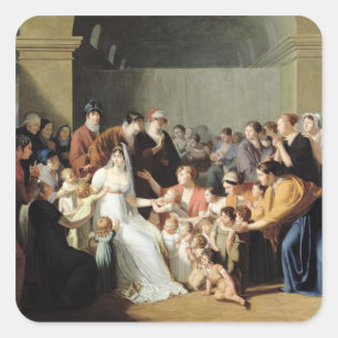 子供間の皇后Josephine、1806年 スクエアシール