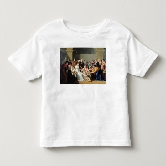子供間の皇后Josephine、1806年 トドラーTシャツ (正面)