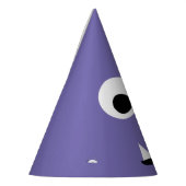 子供間抜けなモンスターの顔モンスターによっては紫色のかわいいがパーティを楽しみます パーティーハット (左)