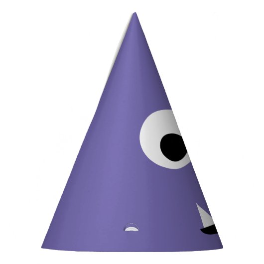 子供間抜けなモンスターの顔モンスターによっては紫色のかわいいがパーティを楽しみます パーティーハット (左)