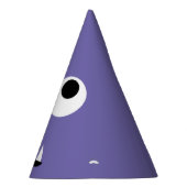 子供間抜けなモンスターの顔モンスターによっては紫色のかわいいがパーティを楽しみます パーティーハット (右)