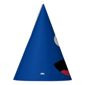 子供間抜けなモンスターの顔モンスターによっては青いかわいいがパーティを楽しみます パーティーハット (左)