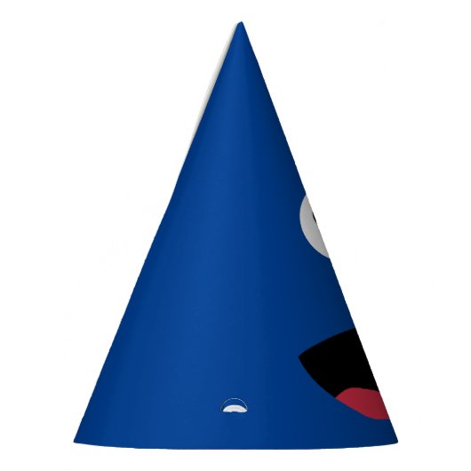 子供間抜けなモンスターの顔モンスターによっては青いかわいいがパーティを楽しみます パーティーハット (左)