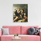 子供食べ物のパイ, 1670-75 キャンバスプリント (インサイチュ (リビング))