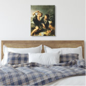 子供食べ物のパイ, 1670-75 キャンバスプリント (インサイチュ (寝室))