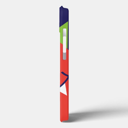 子供1目のエイリアンオレンジのipadケース Case-Mate iPhoneケース (裏面 / 左)