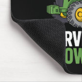 子供100日の学校ボーイトラクター農業100th マウスパッド (コーナー)