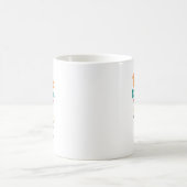 子供100日100スナック学校の100日後 コーヒーマグカップ (中央)