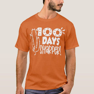 子供100th日の学校100の日シャッパーサボテン tシャツ