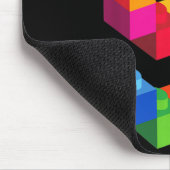 子供5年古い建物ブロック誕生日レンガ5 マウスパッド (コーナー)