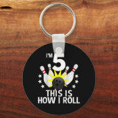 子供5歳のボーリング誕生日パーティー方法転が キーホルダー (正面)