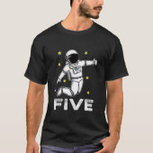 子供5歳の誕生日男の子の宇宙飛行士ギフトスパック Tシャツ (正面)