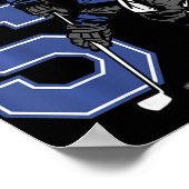 子供5歳アイスホッケーをテーマにした誕生日パーティー5 ポスター (角)