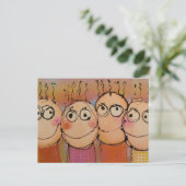 「子供」の郵便はがき ポストカード (スタンド正面)