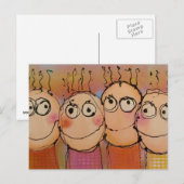 「子供」の郵便はがき ポストカード (正面/裏面)