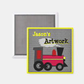 子供・アートワークのパーソナライズ マグネット (正面/裏面)