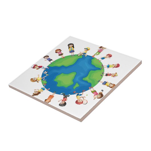 子供 タイル (側面)