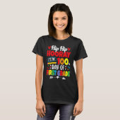 子供+男子+小学校1年生+100日目 Tシャツ (正面フル)