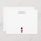 子供 赤ちゃん 男の子 オーダーメイドの保育園からのメモカード ノートカード (正面/裏面)