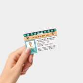 子供 ID カードをカスタマイズ バッジ (手持ち)