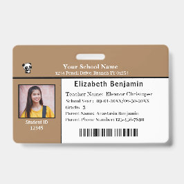 子供 ID 識別カード 学生 学校バッジ バッジ