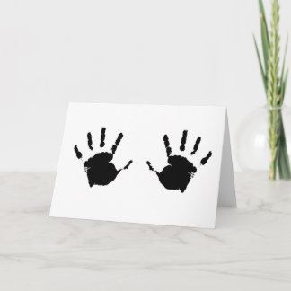 子供Handprints カード