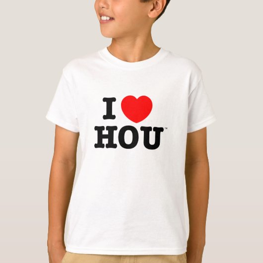 子供I愛ヒューストンワイシャツ Tシャツ (正面)