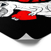 子供I盗むハートTレックスディノヴァレンティーンズデイトッド ポスター (角)