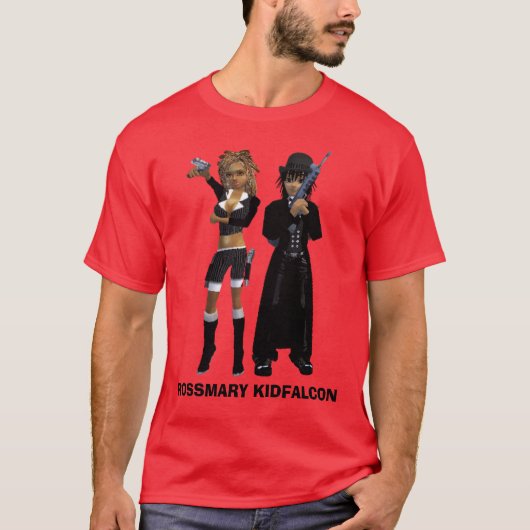 、子供mafia1 roseyyy、ROSSMARY KIDFALCON Tシャツ (正面)