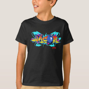子供Streetwear: ヤコブの落書き Tシャツ