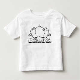 子供Tをリラックスして下さい トドラーTシャツ
