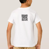 子供TシャツQR Tシャツ (裏面)