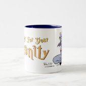 子分の探求: 精神異常のマグ ツートーンマグカップ (中央)