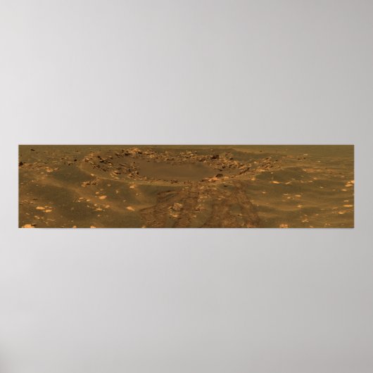 子午線プラナム領域のインパクトクレーター ポスター (正面)