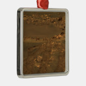 子午線プラナム領域のインパクトクレーター メタルオーナメント (右)