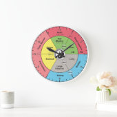 子午線中国の体臓器時計 ラージ壁時計 (ホーム)