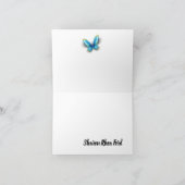 子大切猫と蝶の乳房 サンキューカード (内部)