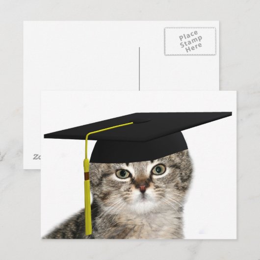 子天卒業 案内ポストカード (正面/裏面)