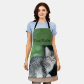 子天 エプロン (着用した状態)