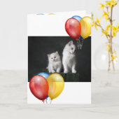 子天 カード (黄色い花)