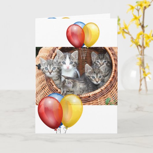 子天 カード (黄色い花)