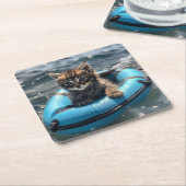 子天 スクエアペーパーコースター (アングル)