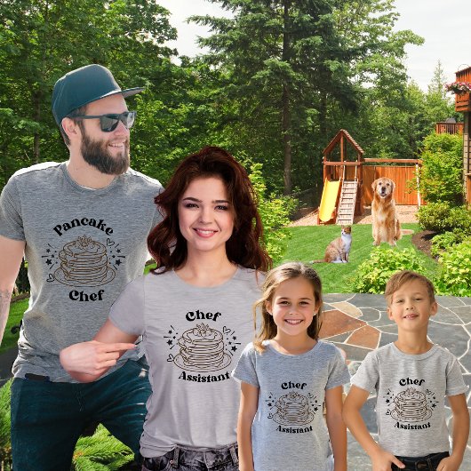 子女の子に合うパンケーキ Tシャツ