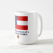 子孫誇りを持った コーヒーマグカップ (正面右)