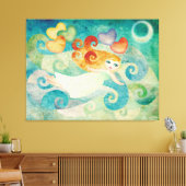 子守唄キャンバス印刷ウォールアート キャンバスプリント (インサイチュ (リビング))