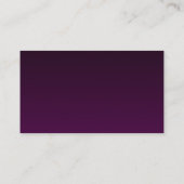 子守唄ベビーシャワーパープルオムツラッフルチケット エンクロージャーカード (裏面)